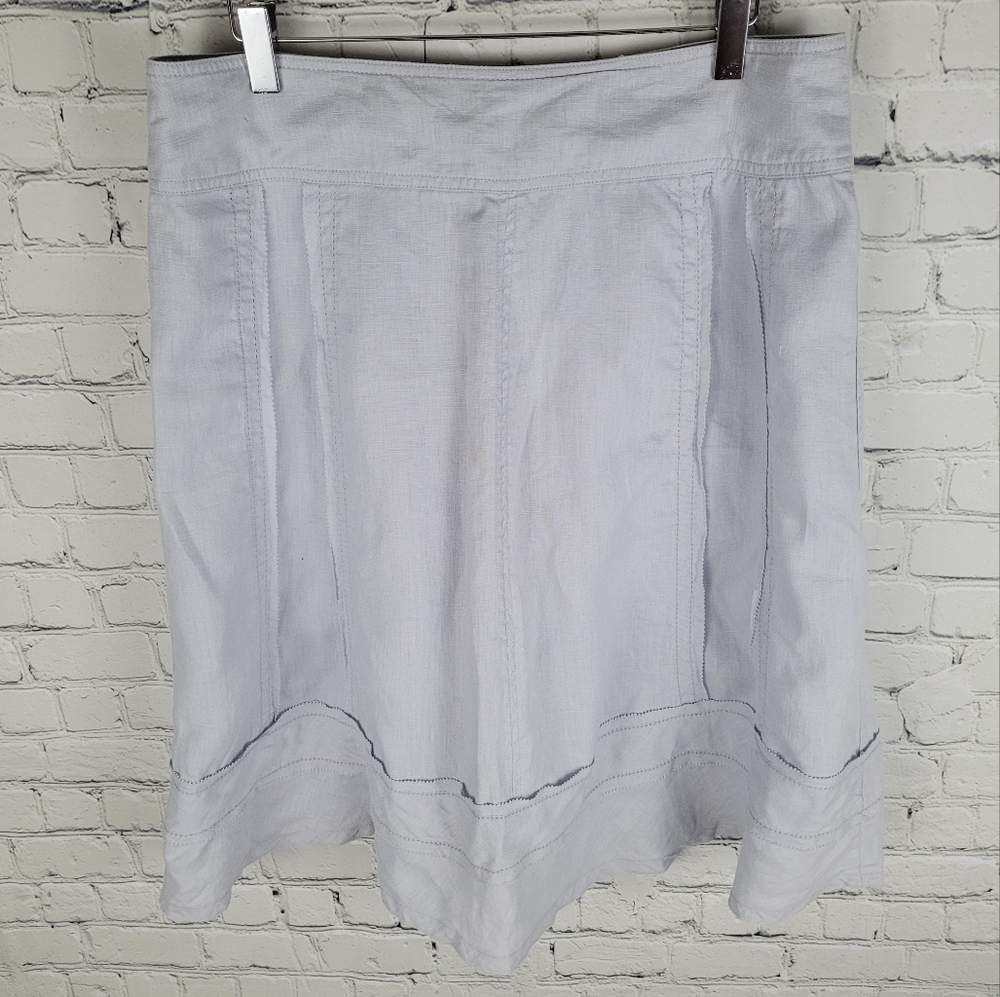 EFFETI MODA | 100% linen a-line lightweight skirt